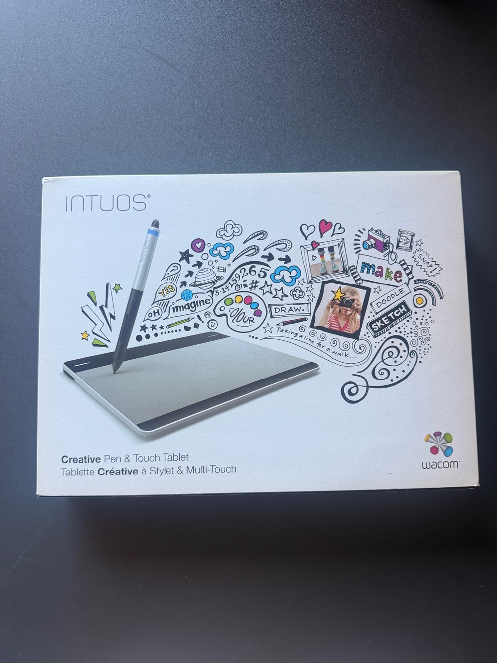 Wacom Intuos Pen & Touch Small Drawing Tablet CTH-480 with Original Box